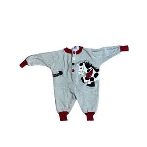 VINTAGE RARE Rachel's Kids Vintage Infant Toddler Jumper Horse Print Cotton SIZE
